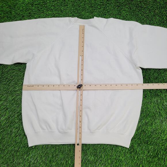 Vintage 80s Hanes Sweatshirt Womens XL 23x24 USA - Picture 5 of 13